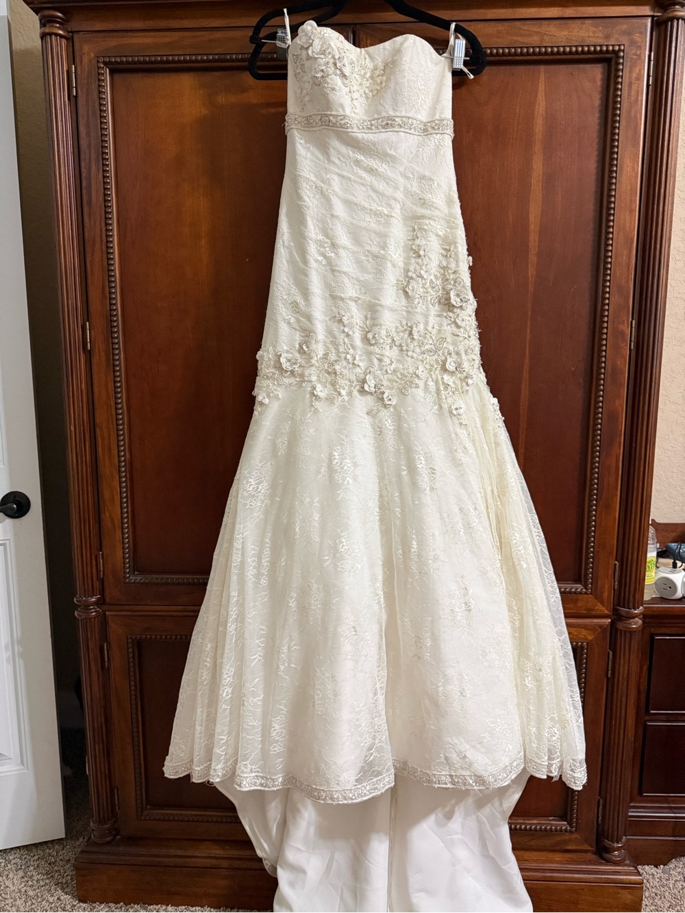 Oleg Cassini Strapless Ivory A-Line Bridal Skirt